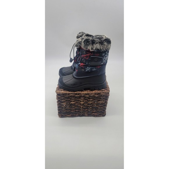 Dream Pairs Other - Dream kids SZ 4 Pairs Unisex Navy Black Lined Waterproof Snow Boots.